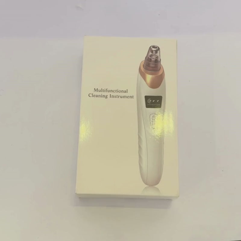 Blackhead Suction Remover Portable Pore Cleaner with LED Display and Multiple Suction Levels